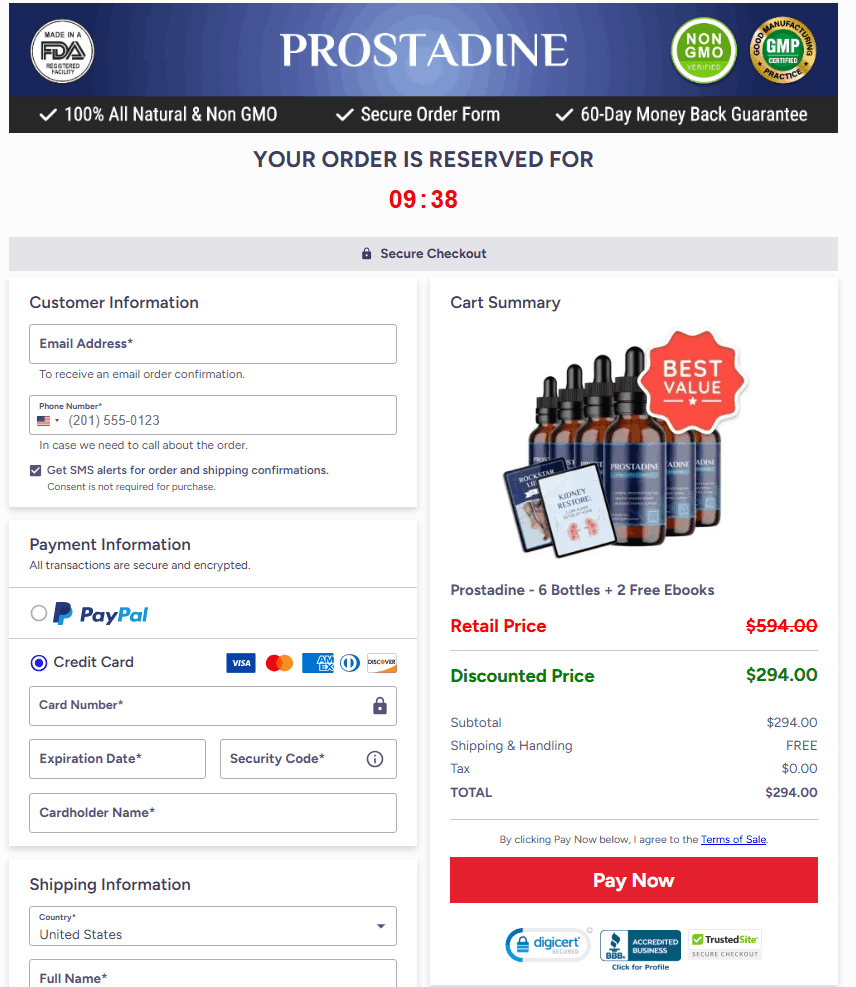 Prostadine - Secure-Checkout